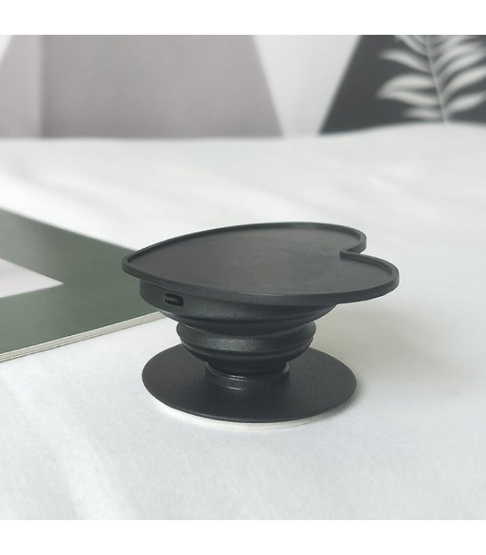 Soporte smartphone corazon negro