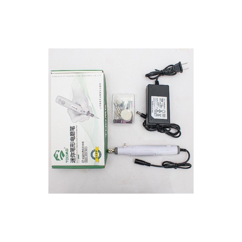 Mini torno con fuente y accesorios 18v