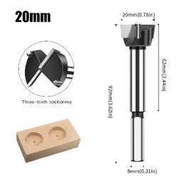 Mecha forstner tungsteno 20mm 1pc
