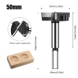 Mecha forstner tungsteno 50mm 1pc