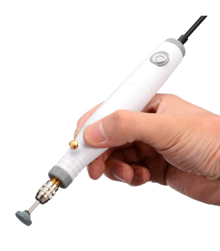 Mini torno con fuente y accesorios 18v