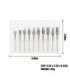 Set de punta retificadora de metal 10pc