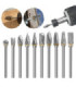 Set de punta retificadora de metal 10pc